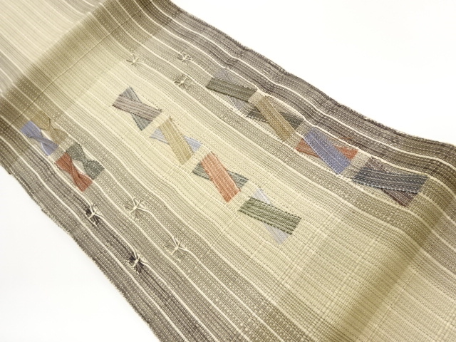 JAPANESE NAGOYA OBI / WOVEN ABSTRACT